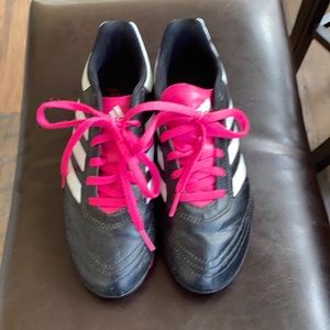 Girls Adidas Soccer Cleats, Size 3.5 US